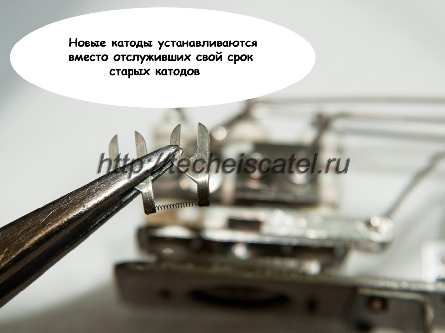 установка катода ТИ1-50