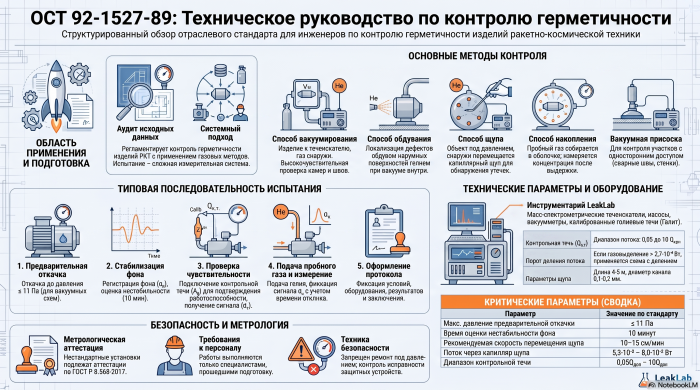 OST 92-1527-89 Leak Testing: Methods and LeakLab Practice