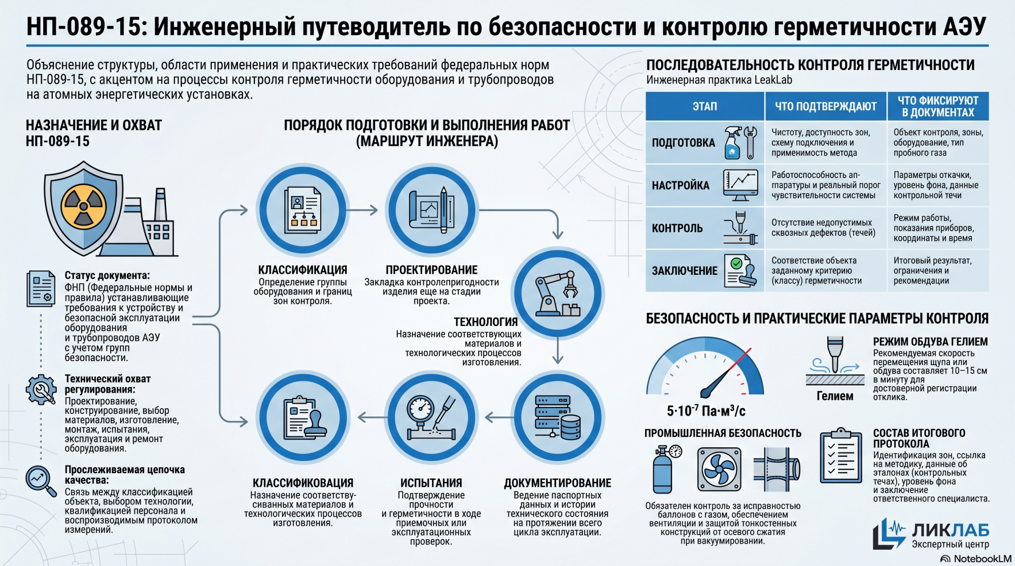 NP-089-15: design and safe operation of nuclear power plant equipment and pipelines — LeakLab NP-089-15: design and safe operation of nuclear power plant equipment and pipelines