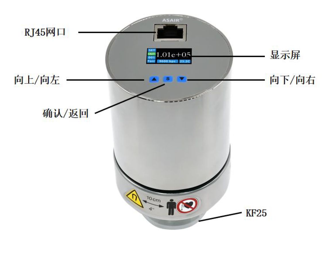 AGP4000 Wide-Range Vacuum Gauge: Operating Guide