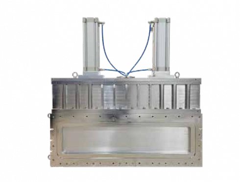 Image: KYKY Custom Rectangular High-Vacuum Pneumatic Gate Valve