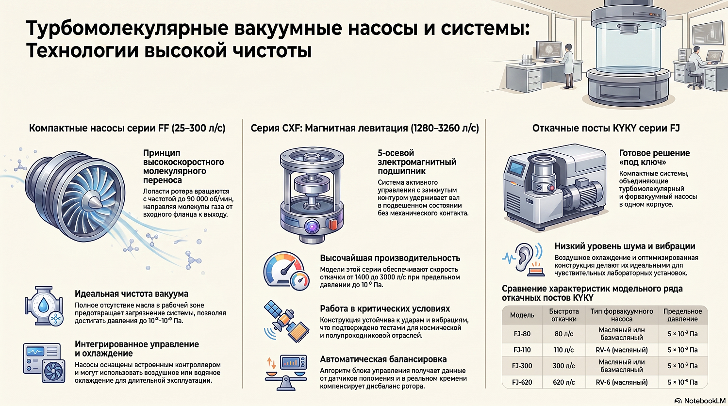 KYKY, ZYVP, and Hanbell Rotary-Vane Vacuum Pumps