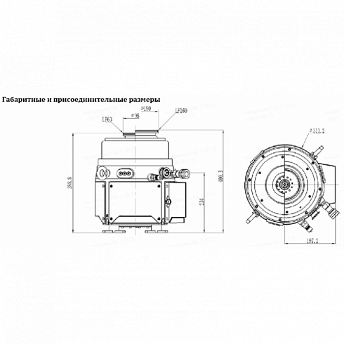 Image: CBVAC JZB-160/500 Direct-Atmosphere High-Vacuum Dry Pump