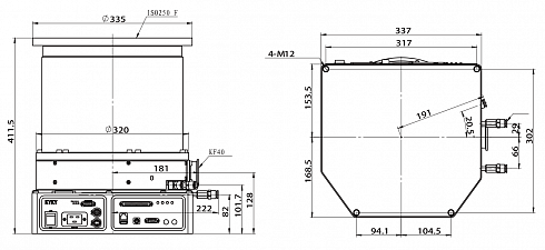 Image: KYKY CXF-250/2302 Magnetically Levitated Turbomolecular Pump