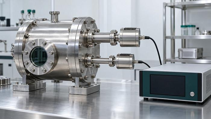 Vacuum gauges with thermal-transpiration correction