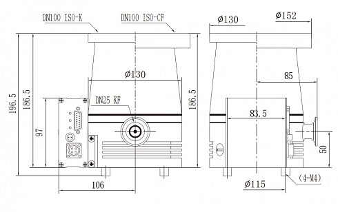 Image: KYKY FF-100/150 Turbomolecular Pump