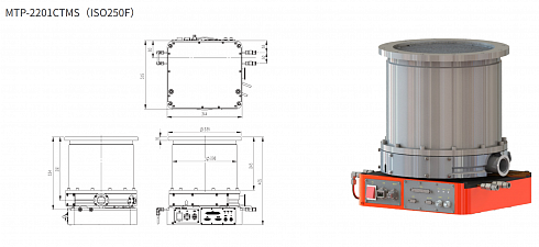 Image: CBVAC MTP-2201 Magnetically Levitated Turbomolecular Pump, 2,200 L/s