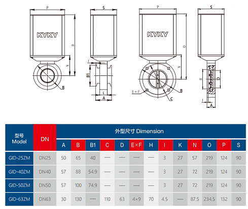 Image: KYKY GID Automatic Pressure-Control Butterfly Valve