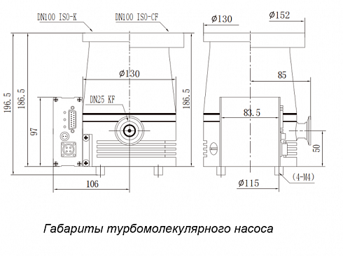 Image: KYKY FF-100/300 Turbomolecular Pump